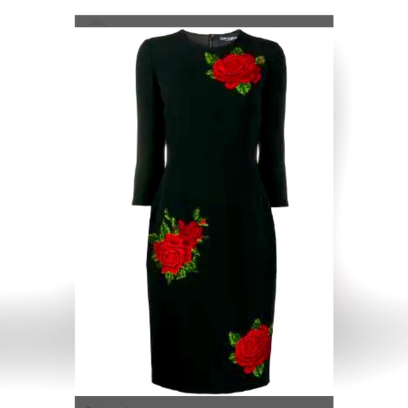 COPY - NWT Dolce & Gabbana crepe midi dress - Picture 2 of 7